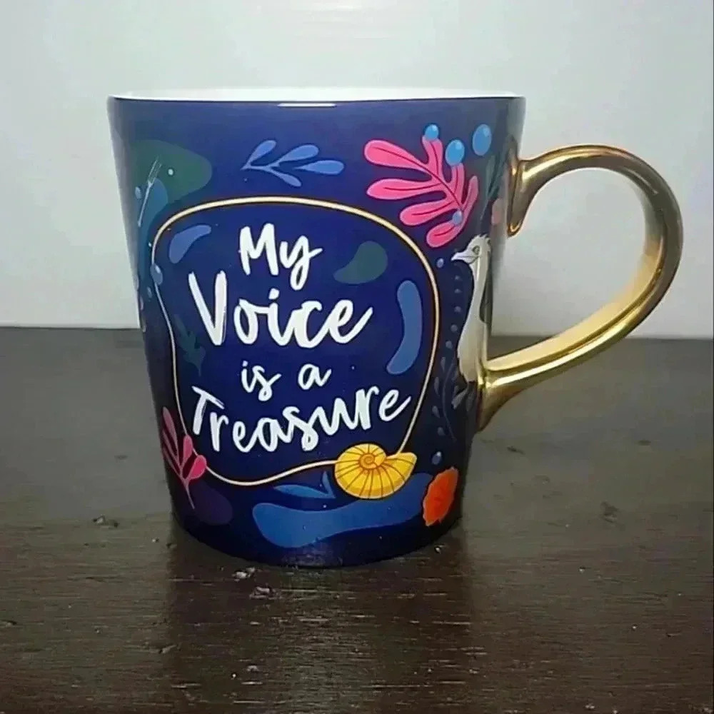 Disney The Little Mermaid Live Action Film My Voice Is a Treasure Mug Collective